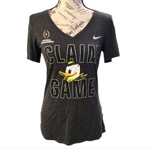 Nike Charcoal Claim The Game Tee Small